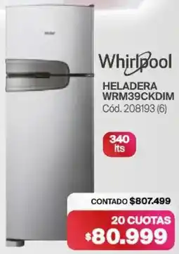 Naldo Lombardi Whirlpool heladera oferta