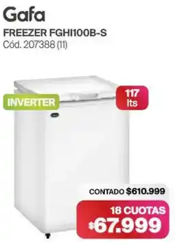 Naldo Lombardi Gafa freezer FGH1100B-S oferta