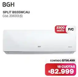 Naldo Lombardi Bgh split BS35WCAU oferta