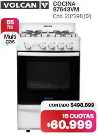 Naldo Lombardi Volcan cocina 87643VM oferta