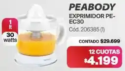 Naldo Lombardi Peabody exprimidor PE- EC30 oferta