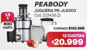 Naldo Lombardi Peabody juguera PE-JL6003 oferta