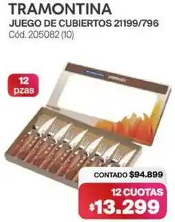 Naldo Lombardi Tramontina juego de cubiertos 21199/796 oferta