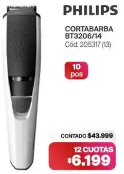 Naldo Lombardi Philips cortabarba BT3206/14 oferta