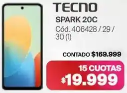 Naldo Lombardi Tecno spark 20C oferta