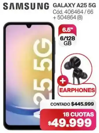 Naldo Lombardi Samsung galaxy A25 5G oferta