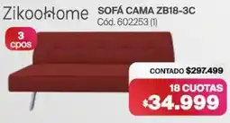 Naldo Lombardi Zikoohome sofá cama ZB18-3C oferta