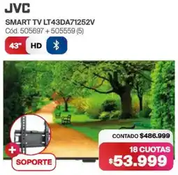 Naldo Lombardi Jvc soporte tv LT43DA71252V 43" oferta