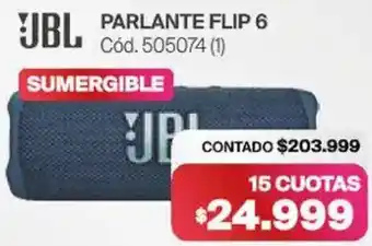 Naldo Lombardi Jbl parlante flip 6 oferta