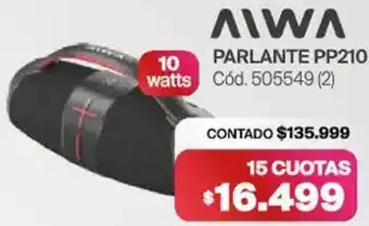 Naldo Lombardi Aiwa parlante PP210 oferta