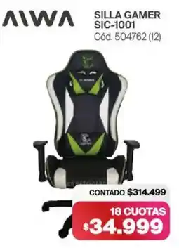 Naldo Lombardi Awa silla gamer SIC-1001 oferta