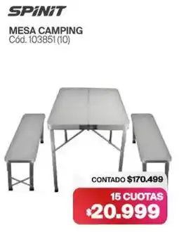 Naldo Lombardi Spinit mesa camping oferta