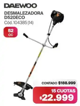 Naldo Lombardi Daewoo desmalezadora D520ECO oferta