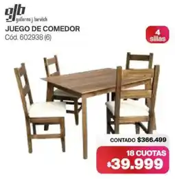 Naldo Lombardi Gb juego de comedor oferta