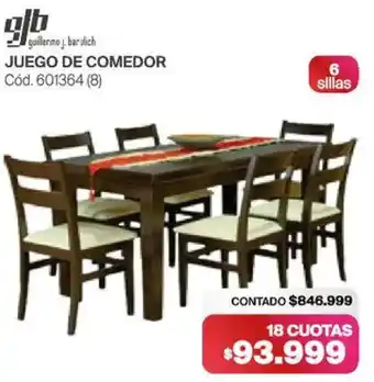 Naldo Lombardi Gb juego de comedor oferta