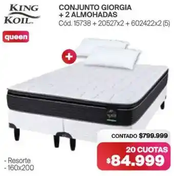 Naldo Lombardi King koil conjunto giorgia oferta