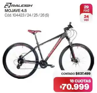 Naldo Lombardi Raleigh mojave 4.5 oferta