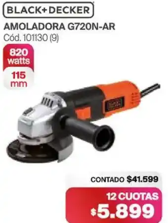 Naldo Lombardi Black+decker amoladora G720N-AR oferta