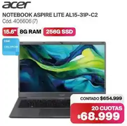 Naldo Lombardi Acer notebook aspire lite oferta