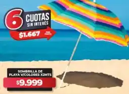 Supermayorista Vital Sombrilla de playa v/colores oferta