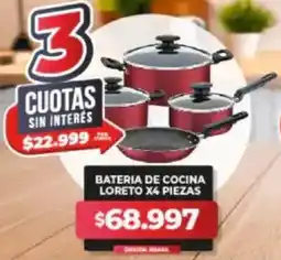 Supermayorista Vital Bateria de cocina loreto oferta