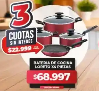 Supermayorista Vital Bateria de cocina loreto oferta