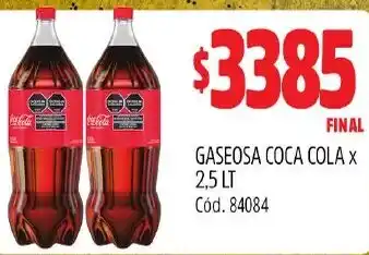 Supermercados Yaguar Gaseosa coca cola oferta