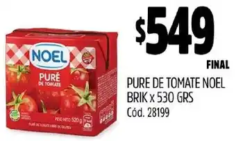 Supermercados Yaguar Noel brik pure de tomate oferta