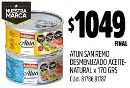 Supermercados Yaguar Atun san remo desmenuzado aceite- natural oferta