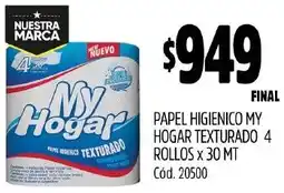 Supermercados Yaguar My hogar papel higienico texturado oferta