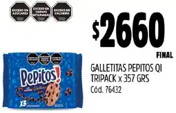 Supermercados Yaguar Galletitas pepitos qi tripack oferta