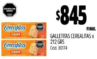 Supermercados Yaguar Cerealitas galletitas oferta