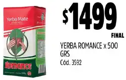 Supermercados Yaguar Romance yerba oferta