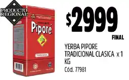 Supermercados Yaguar Pipore yerba tradicional clasica oferta