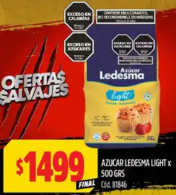 Supermercados Yaguar Ledesma light azucar oferta