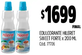 Supermercados Yaguar Hileret sweet edulcorante forte oferta