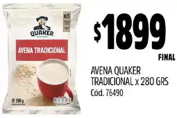 Supermercados Yaguar Avena quaker tradicional oferta