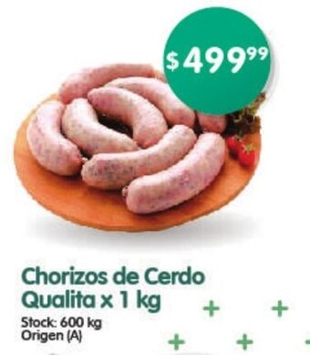 Supermercados Buenos Días Chorizos de Cerdo Qualita x 1 kg oferta