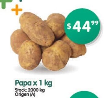 Supermercados Buenos Días Papa x 1 kg oferta