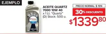 Quartz Aceite Quartz 7000 10W 40 x 1 Lt