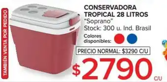 Carrefour Soprano Conservadora Tropical 28 Litros oferta