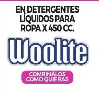 La Anonima Woolite En Detergentes Líquidos Para Ropa x 450cc oferta
