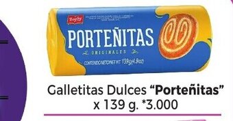 La Anonima "Porteñitas" Galletitas Dulces x 139g oferta