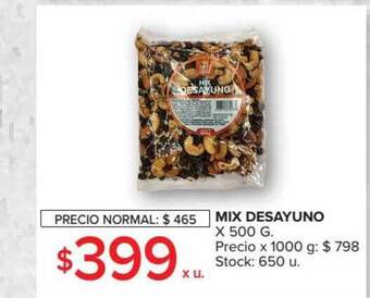 Carrefour Market Mix Desayuno x 500g oferta
