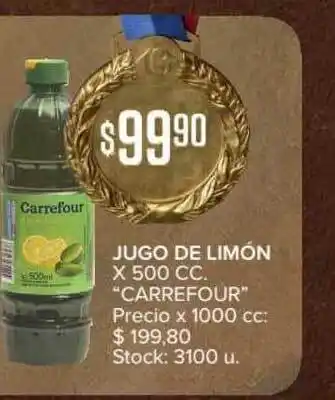 Carrefour Market "Carrefour" Jugo De Limón x 500cc oferta