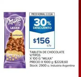 Carrefour Market "Milka" Tableta De Chocolate V / tipos x 100g oferta