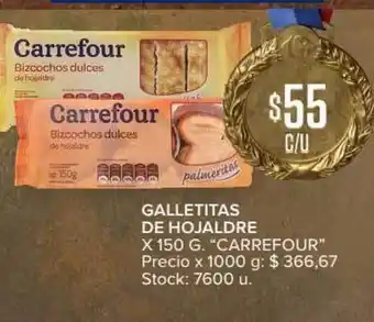 Carrefour Carrefour Galletitas De Hojaldre x 150g oferta