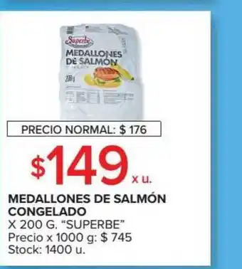 Carrefour Market "Superbe" Medallones De Salmón Congelado x 200g oferta