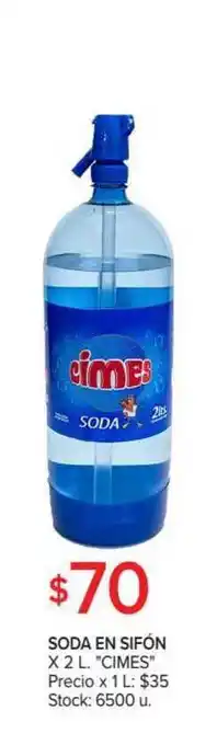 Carrefour Cimes Soda En Sifóñ x 2L oferta