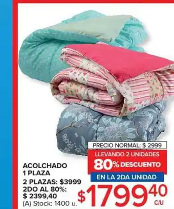 Carrefour Acolchado 1 Plaza 2 Plazas oferta